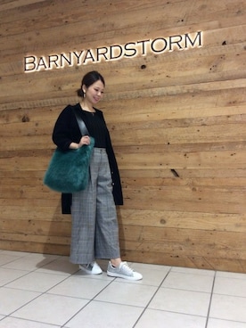 BARNYARDSTORM本部さん（レディース・158cm）の秋コーディネート