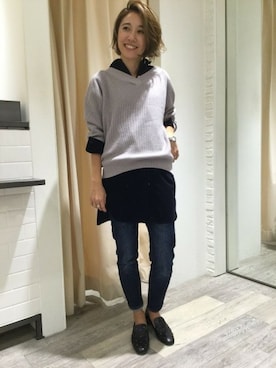 BARNYARDSTORM本部さん（レディース・160cm）の秋コーディネート