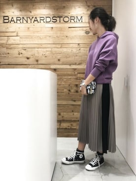 BARNYARDSTORM本部さん（レディース・174cm）の秋コーディネート