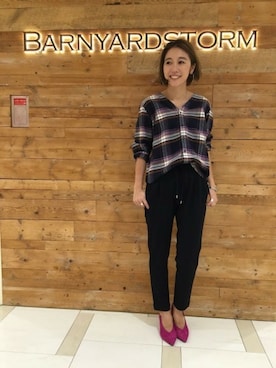 BARNYARDSTORM本部さん(レディース・160cm)の秋コーディネート