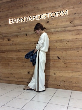 BARNYARDSTORM本部さん（レディース・160cm）の秋コーディネート