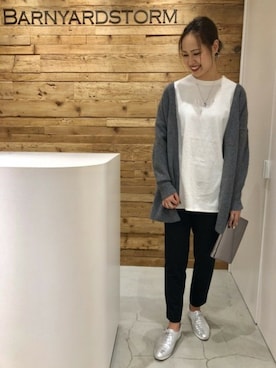 BARNYARDSTORM本部さん（レディース・174cm）の秋コーディネート
