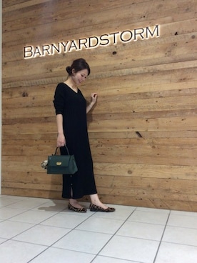 「ハンサムコーデ」｜「アイテム（財布/小物）」を使った、BARNYARDSTORM本部さん（レディース・157cm）の秋コーディネート