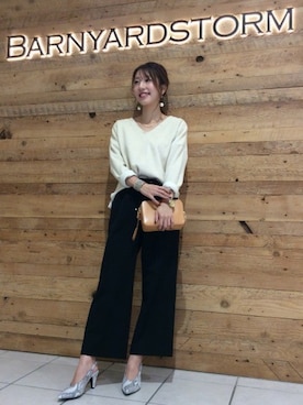 BARNYARDSTORM本部さん（レディース・160cm）の秋コーディネート