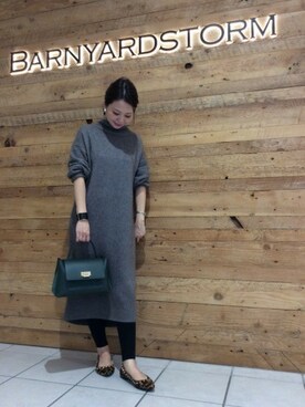 BARNYARDSTORM本部さん（レディース・156cm）の秋コーディネート