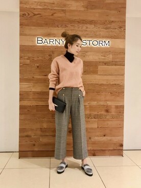 BARNYARDSTORM本部さん（レディース・174cm）の秋コーディネート