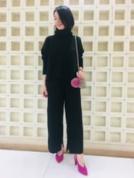 「ハンサムコーデ」｜「アイテム（財布/小物）」を使った、BARNYARDSTORM本部さん（レディース・163cm）の秋コーディネート