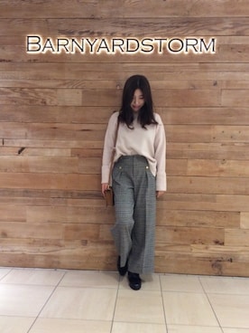BARNYARDSTORM本部さん（レディース・155cm）の秋コーディネート