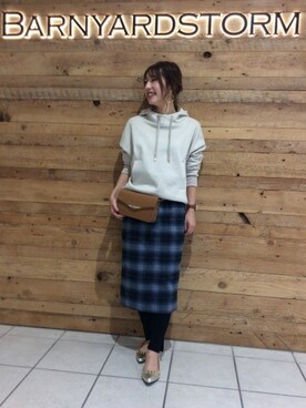 BARNYARDSTORM本部さん(レディース・158cm)の秋コーディネート