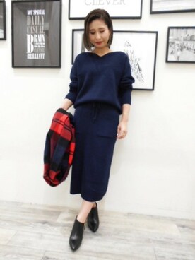 BARNYARDSTORM本部さん（レディース・151cm）の秋コーディネート