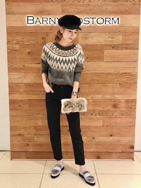 BARNYARDSTORM本部さん（レディース・174cm）の秋コーディネート
