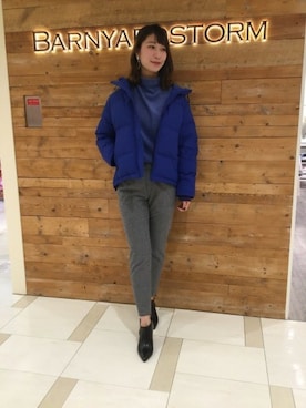 BARNYARDSTORM本部さん(レディース・169cm)の秋コーディネート