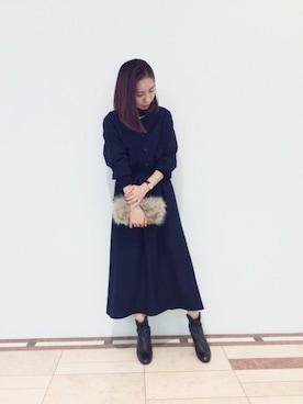 BARNYARDSTORM本部さん(レディース・159cm)の秋コーディネート