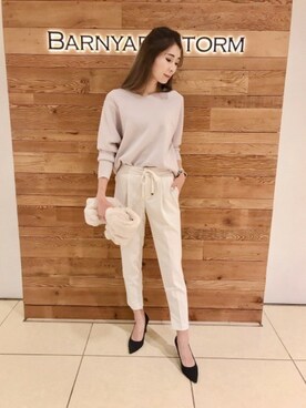 BARNYARDSTORM本部さん（レディース・174cm）の秋コーディネート