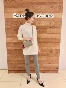 「ハンサムコーデ」｜「アイテム（財布/小物）」を使った、BARNYARDSTORM本部さん（レディース・174cm）の秋コーディネート