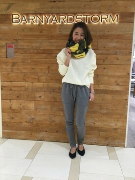 BARNYARDSTORM本部さん(レディース・160cm)の秋コーディネート