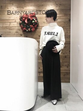 BARNYARDSTORM本部さん(レディース・164cm)の冬コーディネート