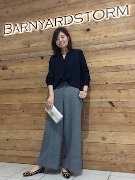 BARNYARDSTORM本部さん(レディース・170cm)の冬コーディネート