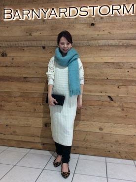 BARNYARDSTORM本部さん(レディース・158cm)の冬コーディネート