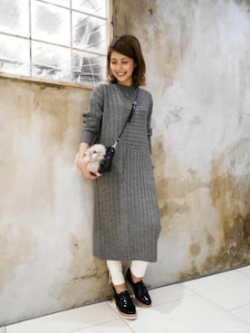 BARNYARDSTORM本部さん(レディース・163cm)の冬コーディネート