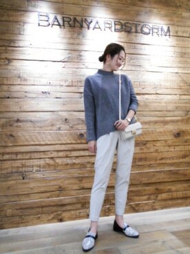 BARNYARDSTORM本部さん(レディース・172cm)の冬コーディネート