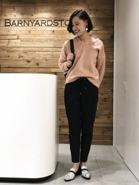 BARNYARDSTORM本部さん(レディース・174cm)の冬コーディネート