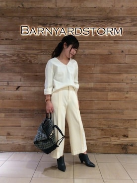 BARNYARDSTORM本部さん（レディース・158cm）の冬コーディネート