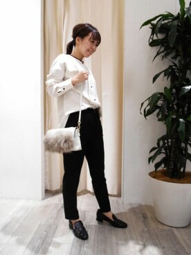 BARNYARDSTORM本部さん(レディース・157cm)の冬コーディネート