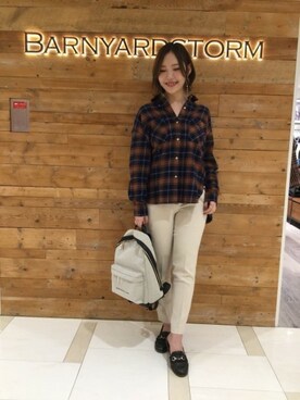 BARNYARDSTORM本部さん（レディース・164cm）の冬コーディネート