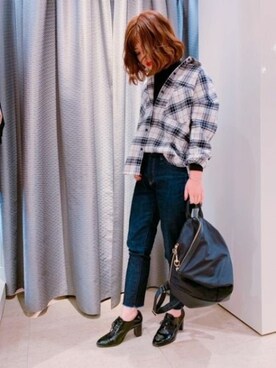 BARNYARDSTORM本部さん（レディース・155cm）の冬コーディネート