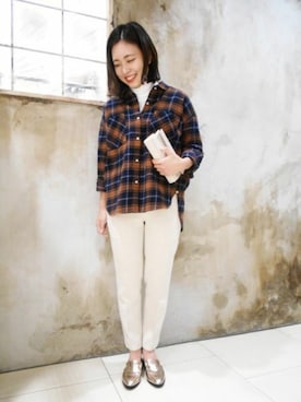 BARNYARDSTORM本部さん（レディース・163cm）の冬コーディネート