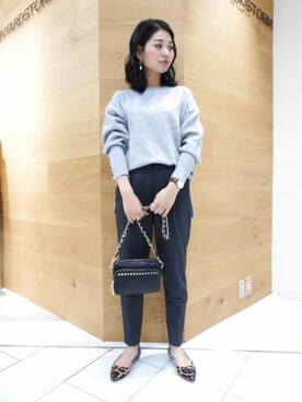 BARNYARDSTORM本部さん（レディース・159cm）の冬コーディネート