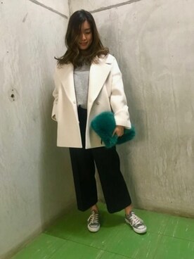 BARNYARDSTORM本部さん(レディース・164cm)の冬コーディネート