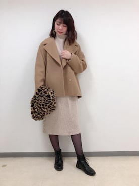 BARNYARDSTORM本部さん（レディース・163cm）の冬コーディネート
