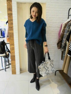 BARNYARDSTORM本部さん(レディース・170cm)の冬コーディネート