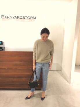 BARNYARDSTORM本部さん（レディース・158cm）の冬コーディネート