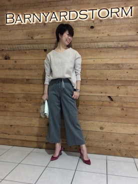 BARNYARDSTORM本部さん(レディース・165cm)の冬コーディネート