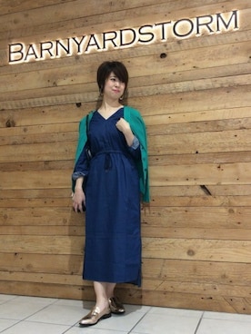 BARNYARDSTORM本部さん(レディース・160cm)の冬コーディネート