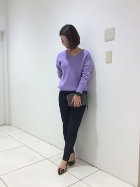 BARNYARDSTORM本部さん（レディース・160cm）の冬コーディネート