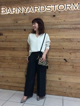 BARNYARDSTORM本部さん(レディース・156cm)の冬コーディネート