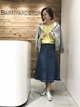 BARNYARDSTORM本部さん(レディース・174cm)の冬コーディネート