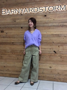 BARNYARDSTORM本部さん(レディース・160cm)の冬コーディネート