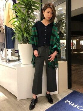 BARNYARDSTORM本部さん（レディース・163cm）の冬コーディネート