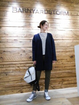 BARNYARDSTORM本部さん(レディース・172cm)の冬コーディネート