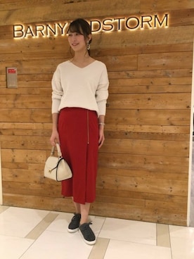 BARNYARDSTORM本部さん（レディース・169cm）の冬コーディネート