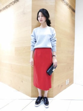 BARNYARDSTORM本部さん（レディース・159cm）の冬コーディネート