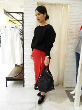 BARNYARDSTORM本部さん（レディース・168cm）の冬コーディネート