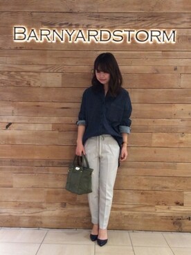 BARNYARDSTORM本部さん（レディース・155cm）の冬コーディネート