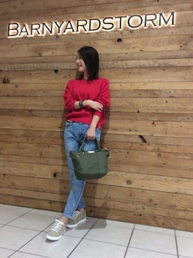 BARNYARDSTORM本部さん(レディース・159cm)の冬コーディネート