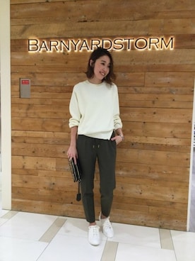 BARNYARDSTORM本部さん(レディース・160cm)の冬コーディネート